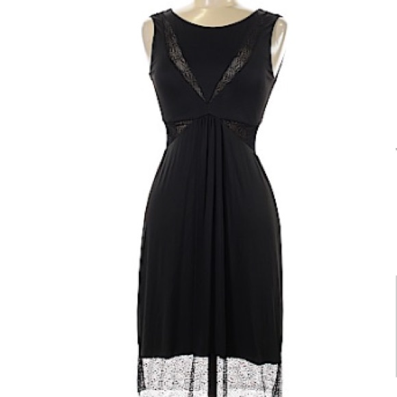 BCBGMaxazria Sexy Lace Lining Sleevelss Midi Dress - Picture 2 of 11